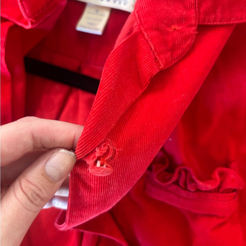 Vintage Victoria's Secret Country red button-down shirt Small - Picture 5 of 12